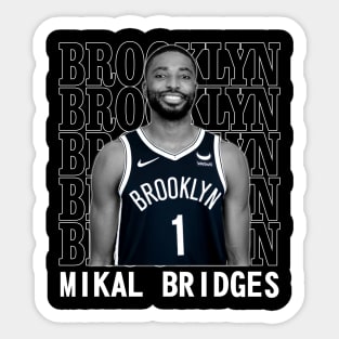 Brooklyn Nets Mikal Bridges Sticker